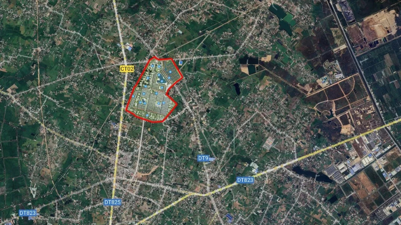 Tiềm năng từ vị trí Vinhomes Green City Long An