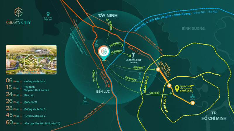 Vị trí vàng Vinhomes Green City